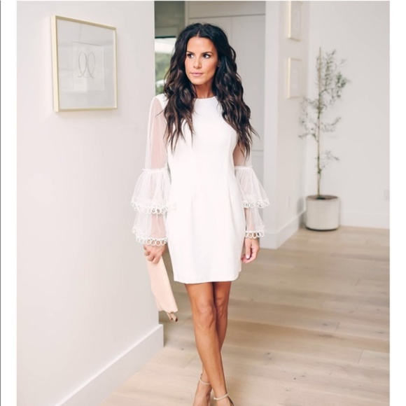 statement white dress